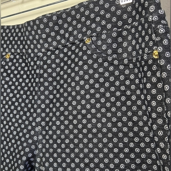 Women's Michael Kors Black & White Jegging, Size Medium - Picture 3 of 6